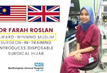 Muslim Doctor Farah Roslan invents disposable hijab