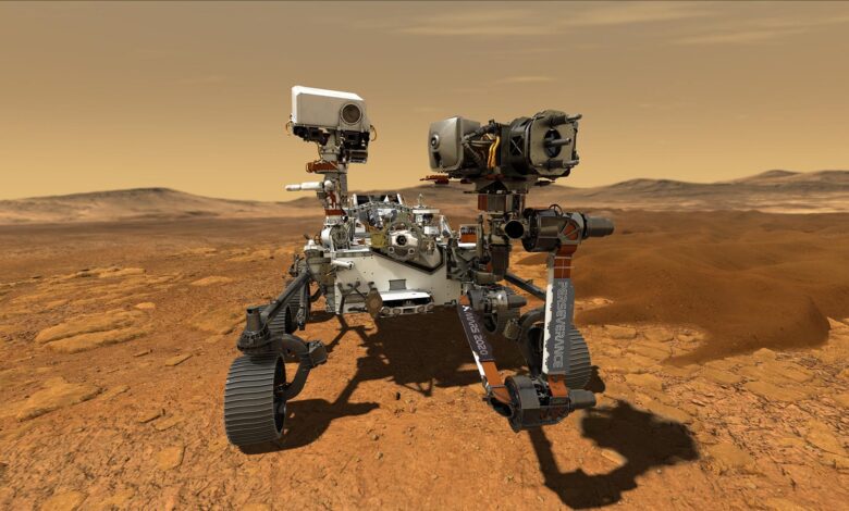 NASA landing on mars